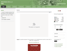 Tablet Screenshot of museomorbidelli.it